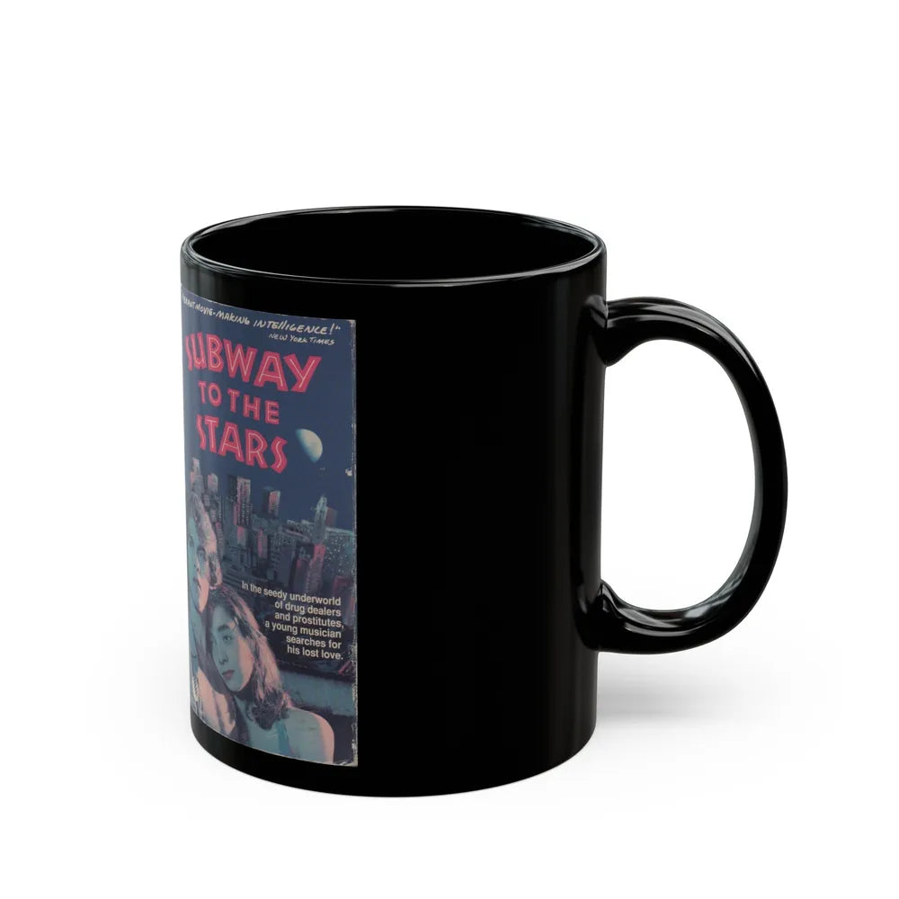 SUBWAY TO THE STARS (VHS COVER) - Black Coffee Mug-Go Mug Yourself