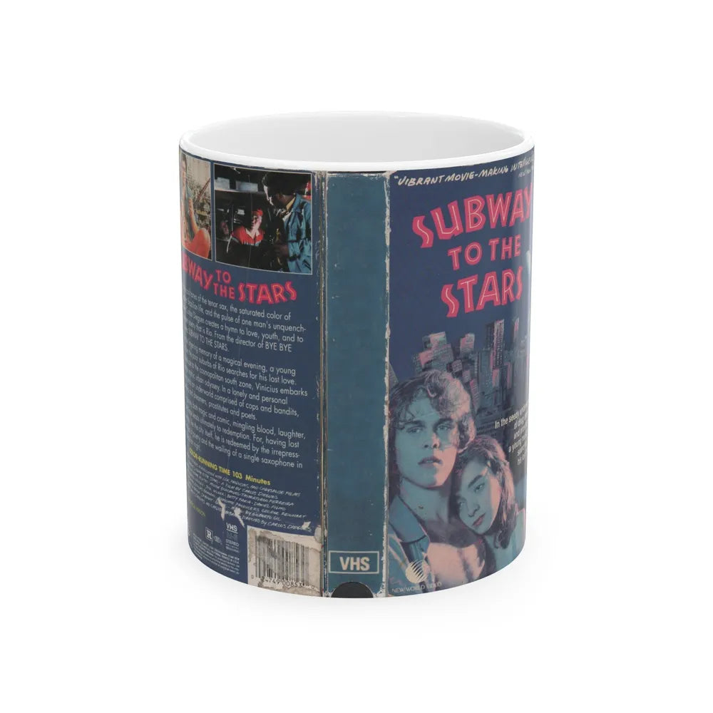 SUBWAY TO THE STARS (VHS COVER) - White Coffee Mug-11oz-Go Mug Yourself