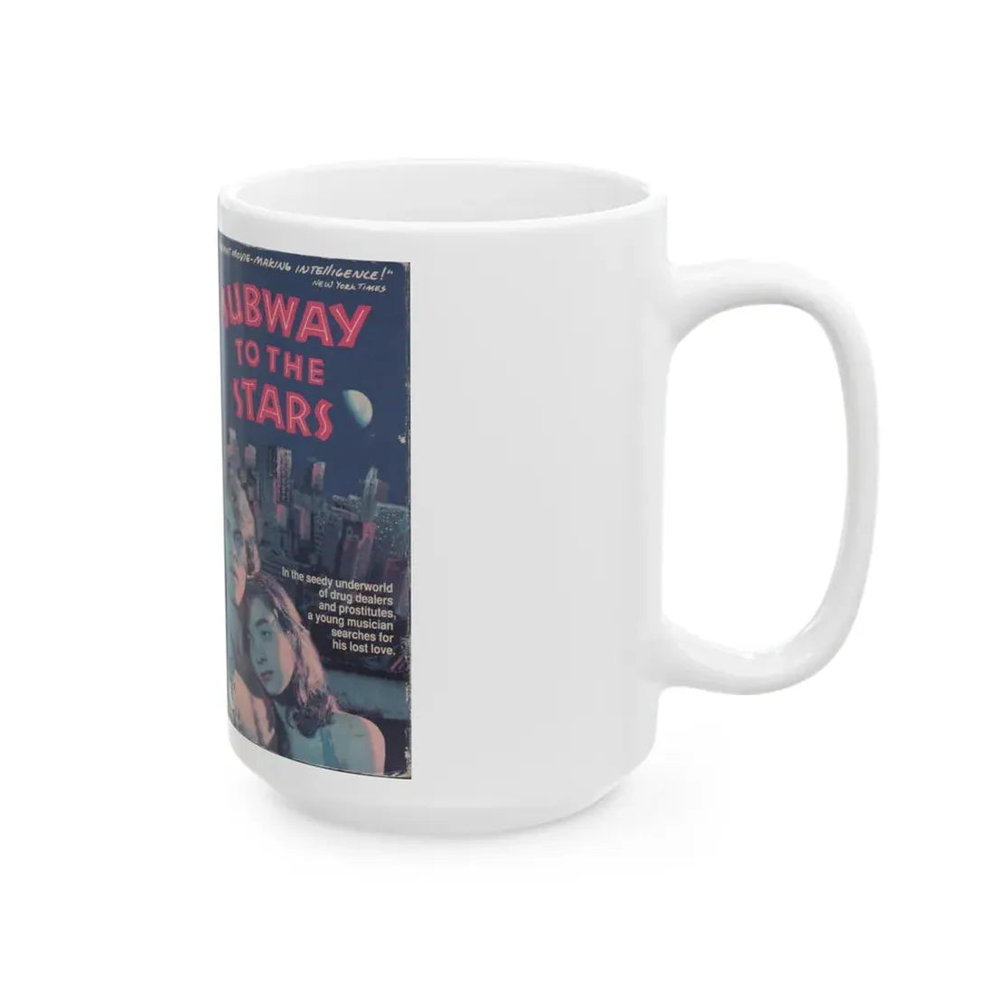 SUBWAY TO THE STARS (VHS COVER) - White Coffee Mug - Go Mug Yourself