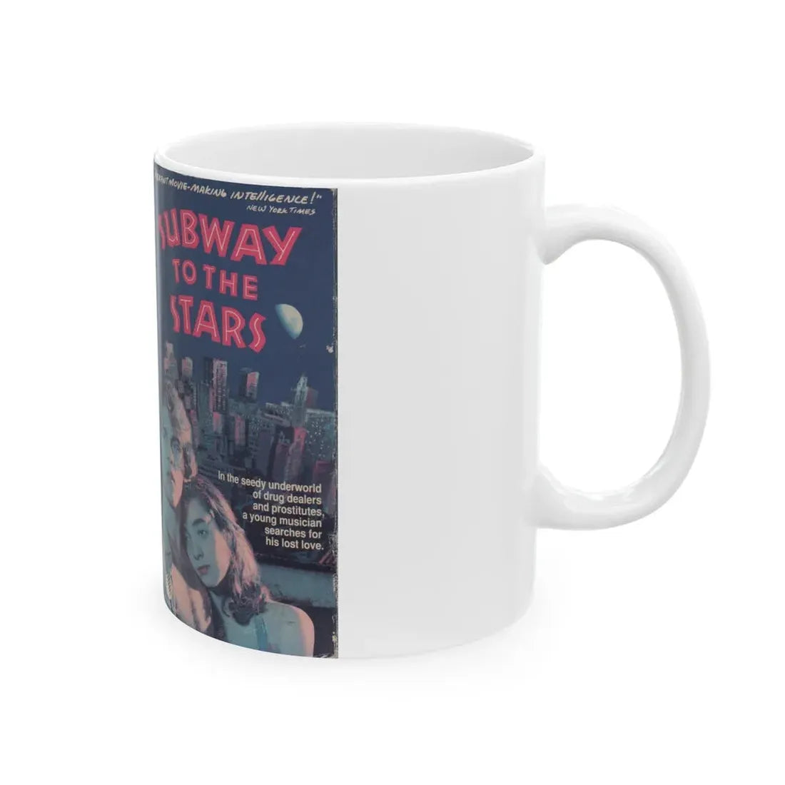 SUBWAY TO THE STARS (VHS COVER) - White Coffee Mug - Go Mug Yourself