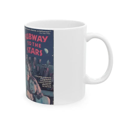 SUBWAY TO THE STARS (VHS COVER) - White Coffee Mug - Go Mug Yourself
