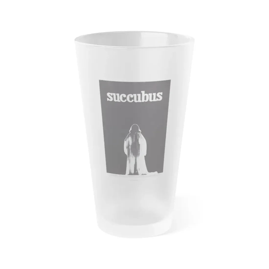 SUCCUBUS 1968 Movie Poster - Frosted Pint Glass 16oz Default Title - Go Mug Yourself