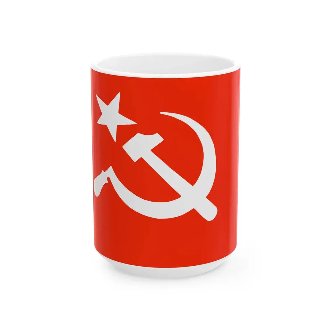 SUCI flag (India) White Coffee Mug 15oz - Go Mug Yourself