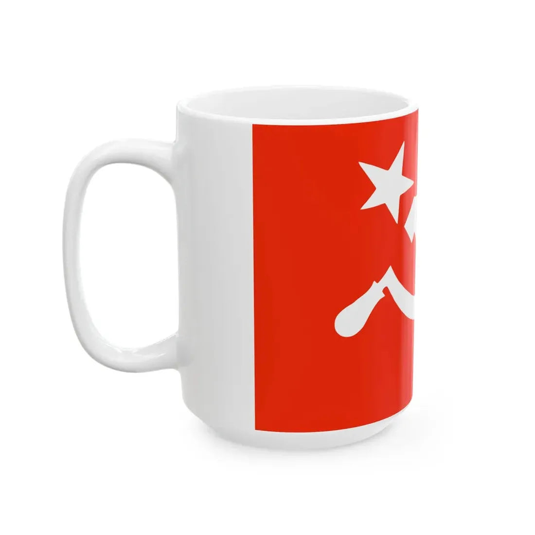 SUCI flag (India) White Coffee Mug - Go Mug Yourself