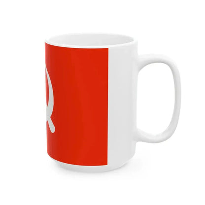 SUCI flag (India) White Coffee Mug - Go Mug Yourself