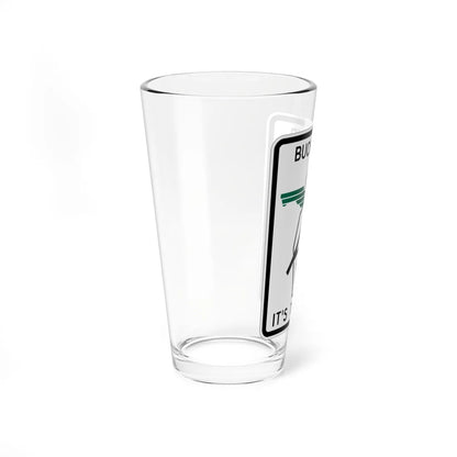 suckle up ts THE LAW J FDOT Road sign FTP-46-04 (Florida) (Road Sign) Pint Glass 16oz - Go Mug Yourself