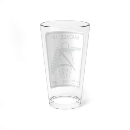 suckle up ts THE LAW J FDOT Road sign FTP-46-04 (Florida) (Road Sign) Pint Glass 16oz - Go Mug Yourself