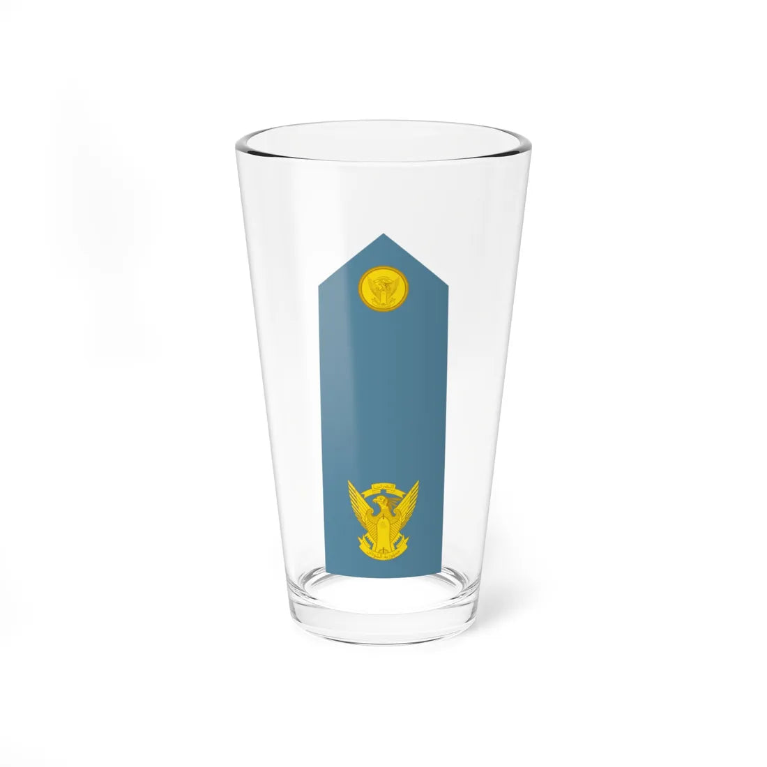 Sudan Air Force   OF03 (Sudan) (Military Rank) Pint Glass 16oz 16oz - Go Mug Yourself