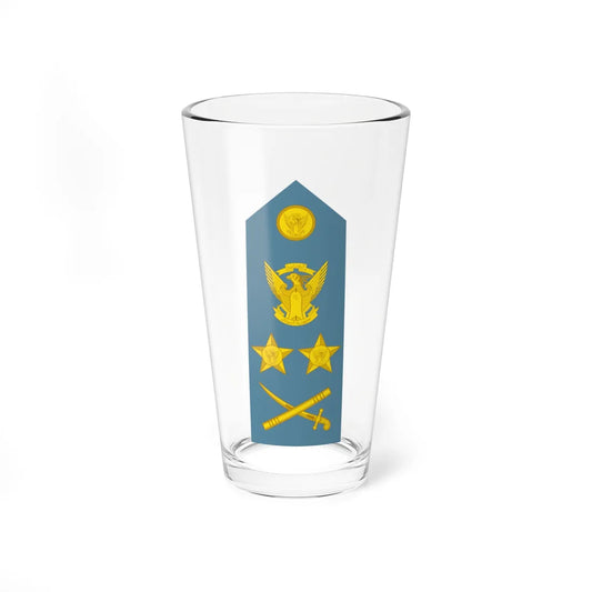 Sudan Air Force   OF09 (Sudan) (Military Rank) Pint Glass 16oz 16oz - Go Mug Yourself