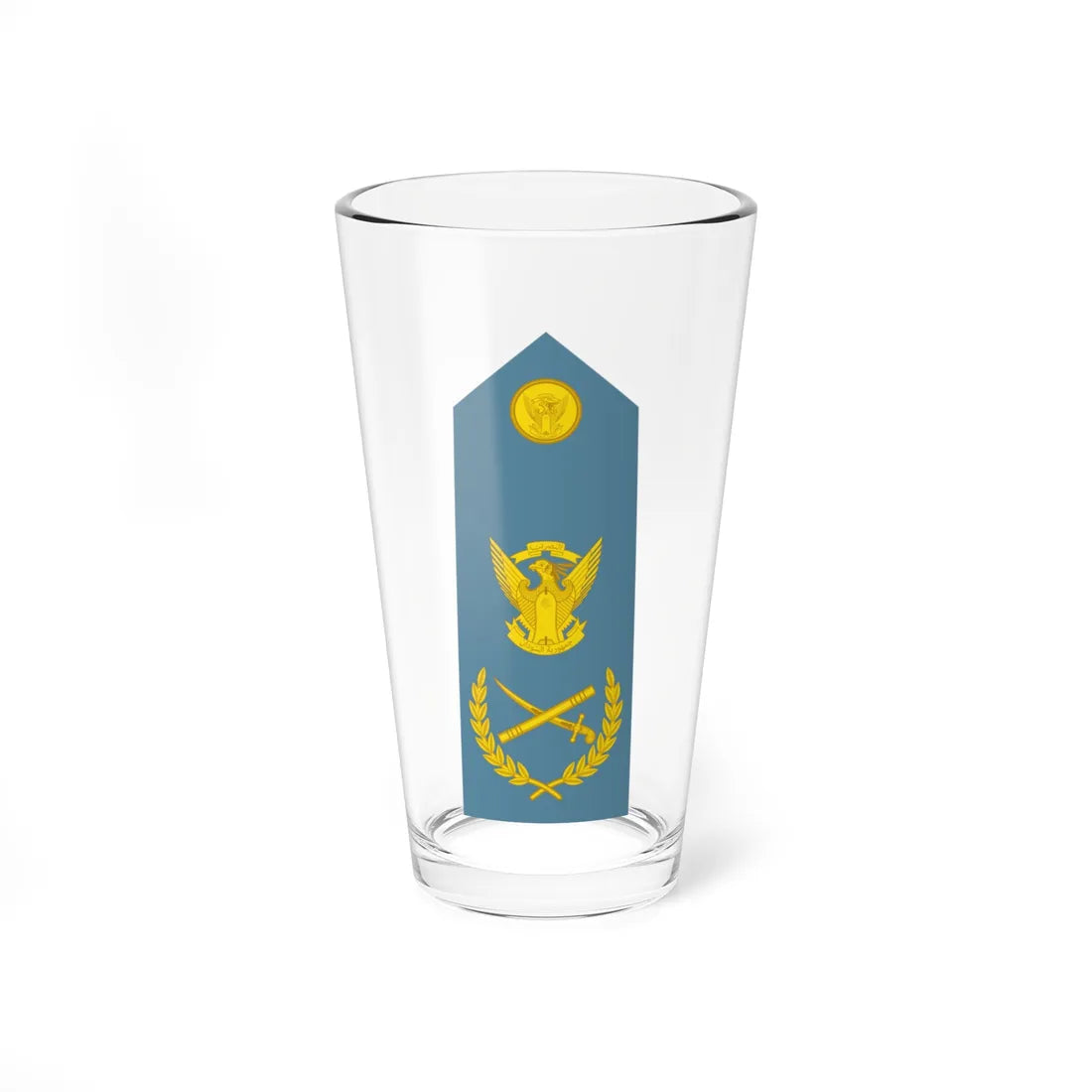 Sudan Air Force   OF10 (Sudan) (Military Rank) Pint Glass 16oz 16oz - Go Mug Yourself