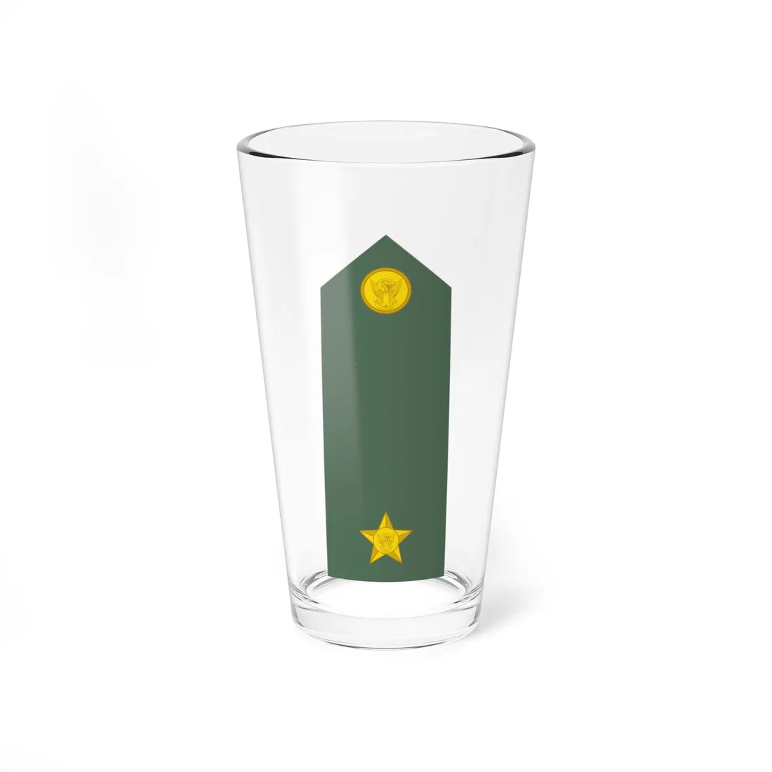 Sudan Army   OF01a (Sudan) (Military Rank) Pint Glass 16oz 16oz - Go Mug Yourself