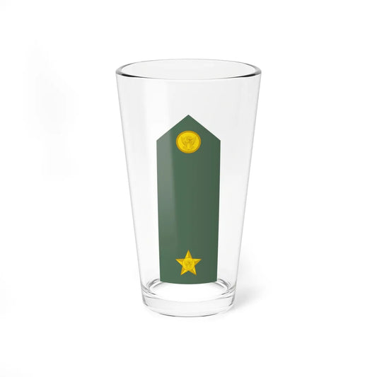 Sudan Army   OF01a (Sudan) (Military Rank) Pint Glass 16oz 16oz - Go Mug Yourself