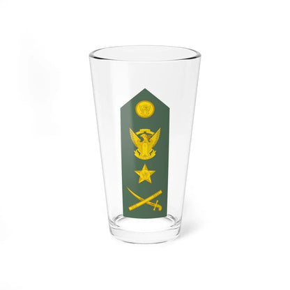 Sudan Army   OF08 (Sudan) (Military Rank) Pint Glass 16oz 16oz - Go Mug Yourself
