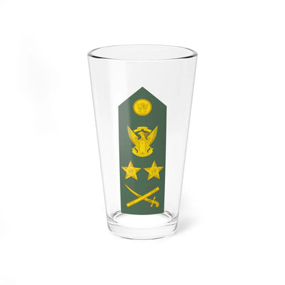 Sudan Army   OF09 (Sudan) (Military Rank) Pint Glass 16oz 16oz - Go Mug Yourself