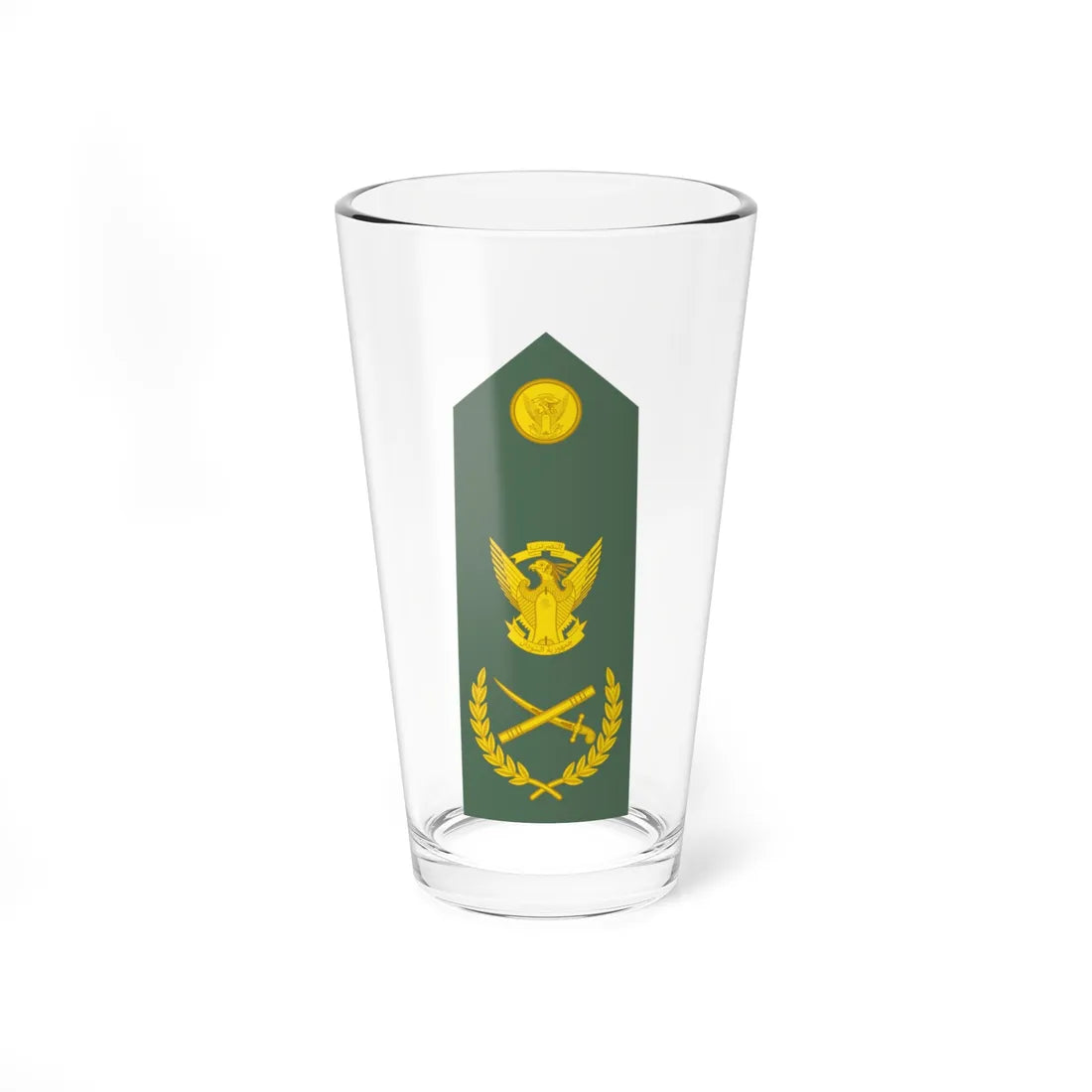 Sudan Army   OF10 (Sudan) (Military Rank) Pint Glass 16oz 16oz - Go Mug Yourself
