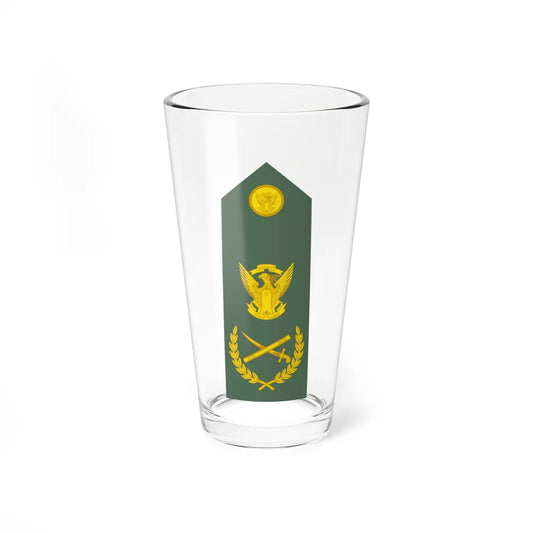 Sudan Army   OF10 (Sudan) (Military Rank) Pint Glass 16oz 16oz - Go Mug Yourself