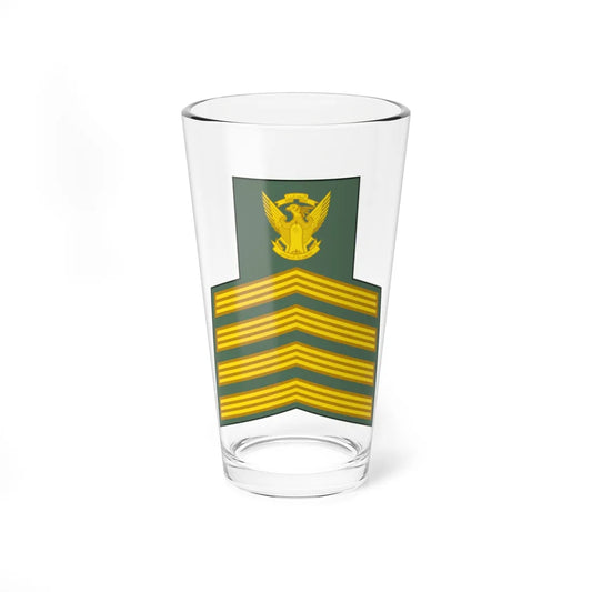 Sudan Army   OR08 (Sudan) (Military Rank) Pint Glass 16oz 16oz - Go Mug Yourself