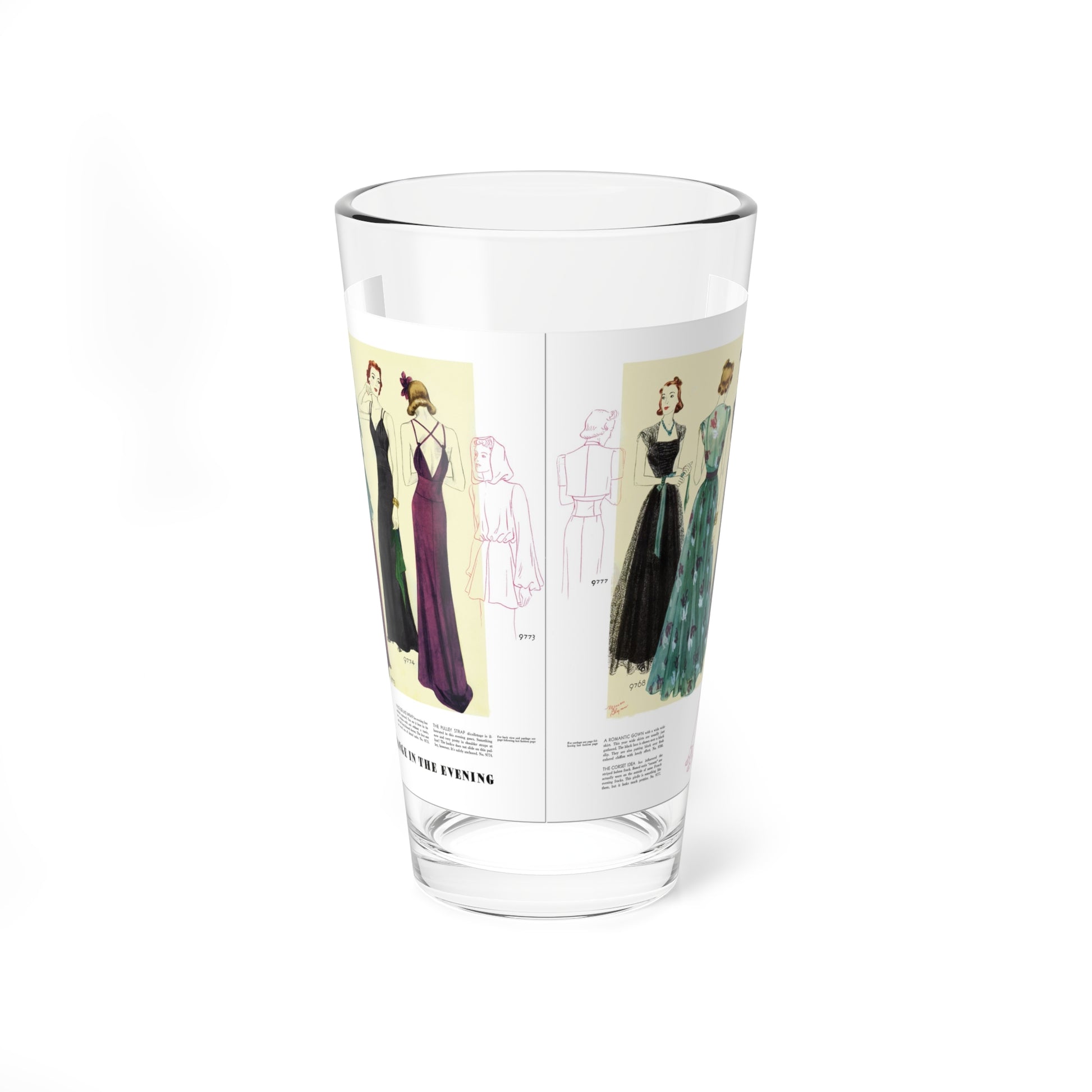 Sudden Change In The Evening, McCall's, June 1938 (Magazine Illustration) Pint Glass 16oz-16oz-Go Mug Yourself