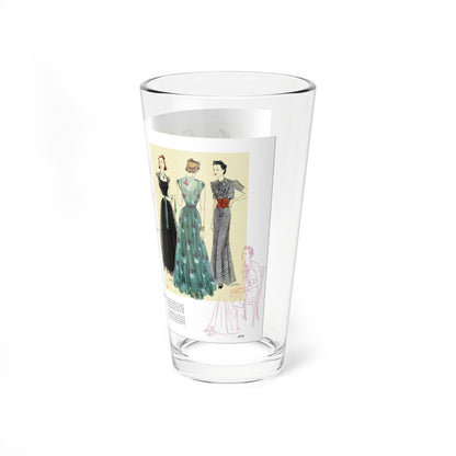 Sudden Change In The Evening, McCall's, June 1938 (Magazine Illustration) Pint Glass 16oz-Go Mug Yourself