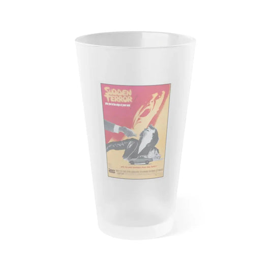 SUDDEN TERROR 1970 Movie Poster - Frosted Pint Glass 16oz Default Title - Go Mug Yourself