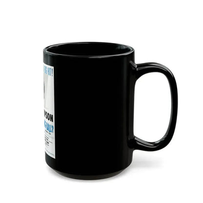 Sue Thompson 1963 (Music Poster) Black Coffee Mug - Go Mug Yourself