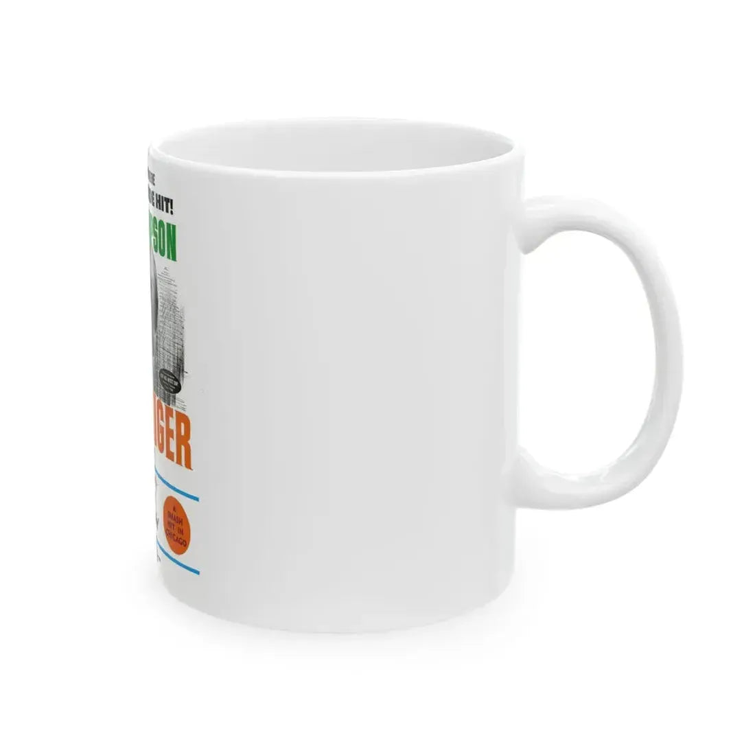 Sue Thompson 1964 (Music Poster) White Coffee Mug - Go Mug Yourself