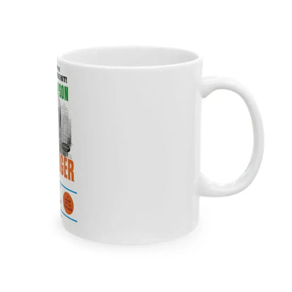 Sue Thompson 1964 (Music Poster) White Coffee Mug - Go Mug Yourself