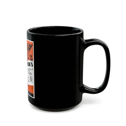 Sue Thompson 1965 (Music Poster) Black Coffee Mug - Go Mug Yourself