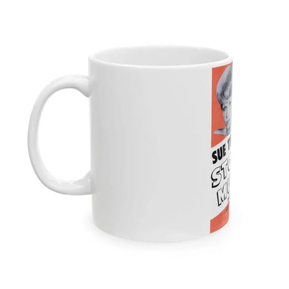 Sue Thompson 1965 (Music Poster) White Coffee Mug - Go Mug Yourself