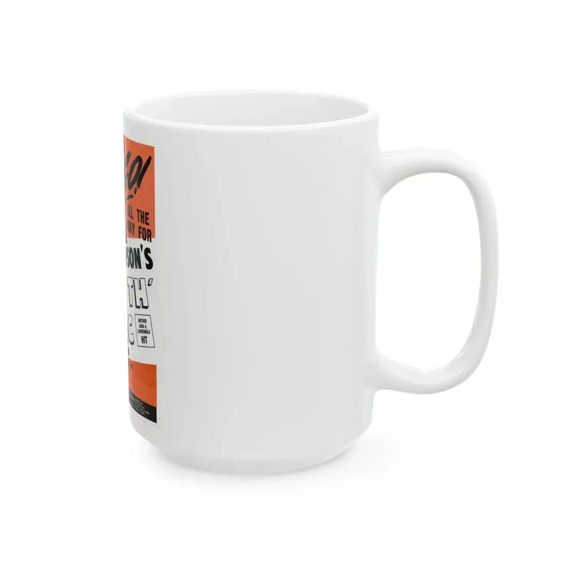 Sue Thompson 1965 (Music Poster) White Coffee Mug - Go Mug Yourself