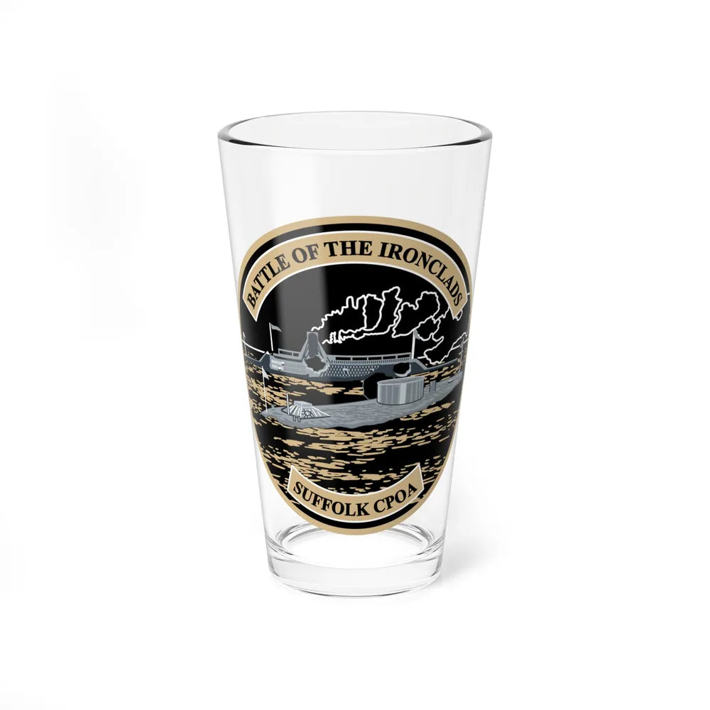 Suffolk Battle of the Iron Clads (U.S. Navy) Pint Glass 16oz-16oz-Go Mug Yourself