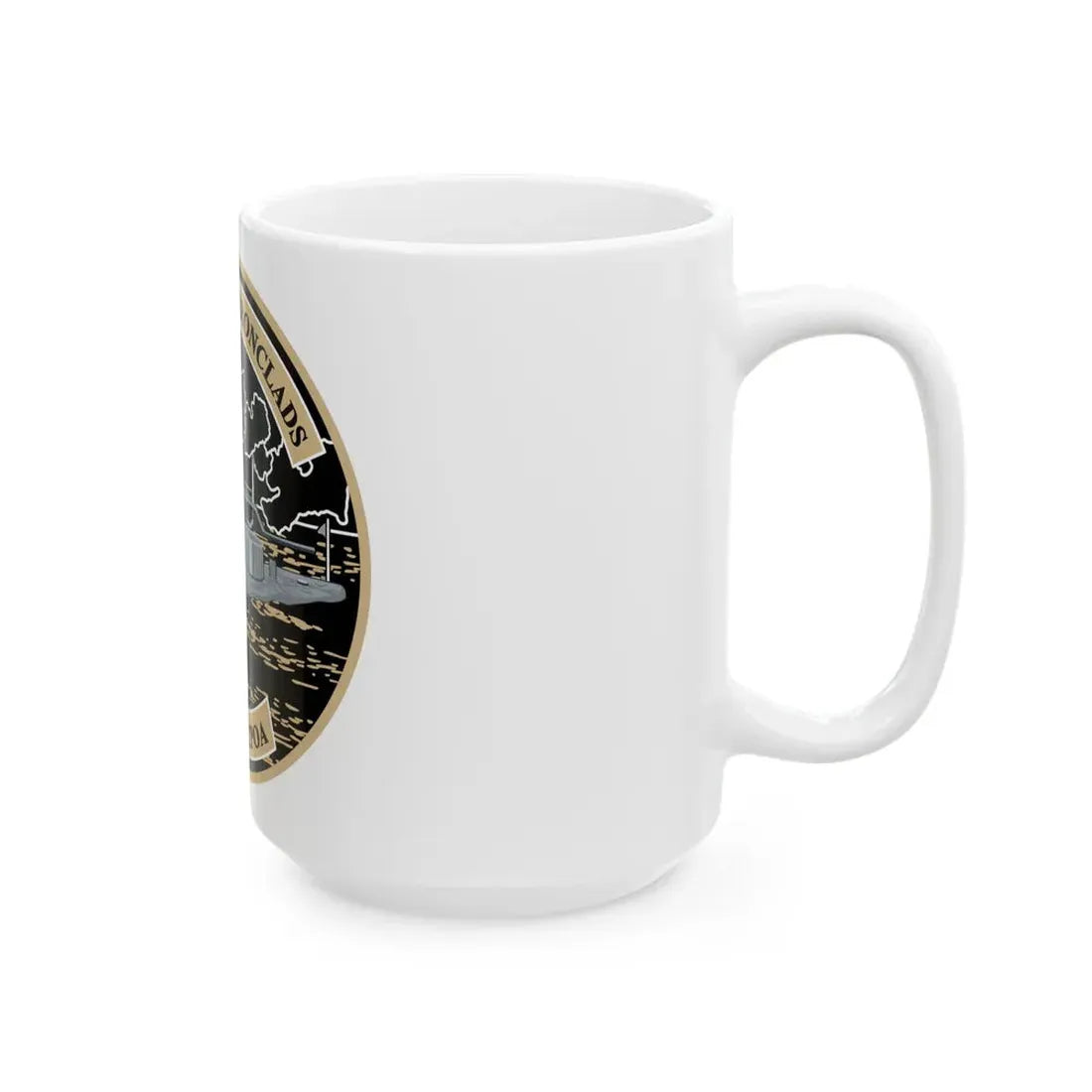 Suffolk Battle of the Iron Clads (U.S. Navy) White Coffee Mug - Go Mug Yourself