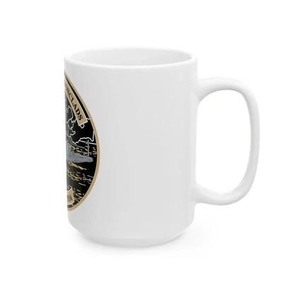 Suffolk Battle of the Iron Clads (U.S. Navy) White Coffee Mug - Go Mug Yourself