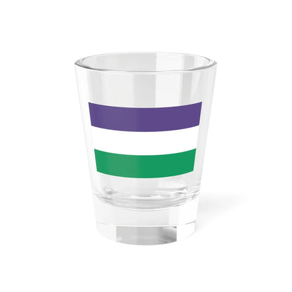 Suffragette flag United Kingdom (United Kingdom) Shot Glass 1.5oz 1.5oz - Go Mug Yourself