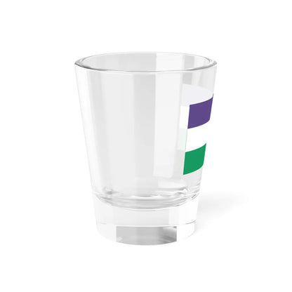 Suffragette flag United Kingdom (United Kingdom) Shot Glass 1.5oz - Go Mug Yourself