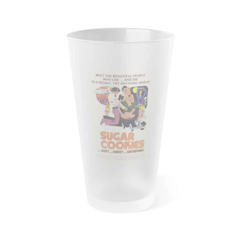 SUGAR COOKIES 1973 Movie Poster - Frosted Pint Glass 16oz-Go Mug Yourself