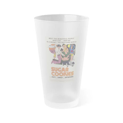 SUGAR COOKIES 1973 Movie Poster - Frosted Pint Glass 16oz-Go Mug Yourself