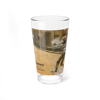 Sugarfoot by Clarence Budington Kelland, The Saturday Evening Post, January 24, 1942 (Magazine Illustration) Pint Glass 16oz 16oz - Go Mug Yourself