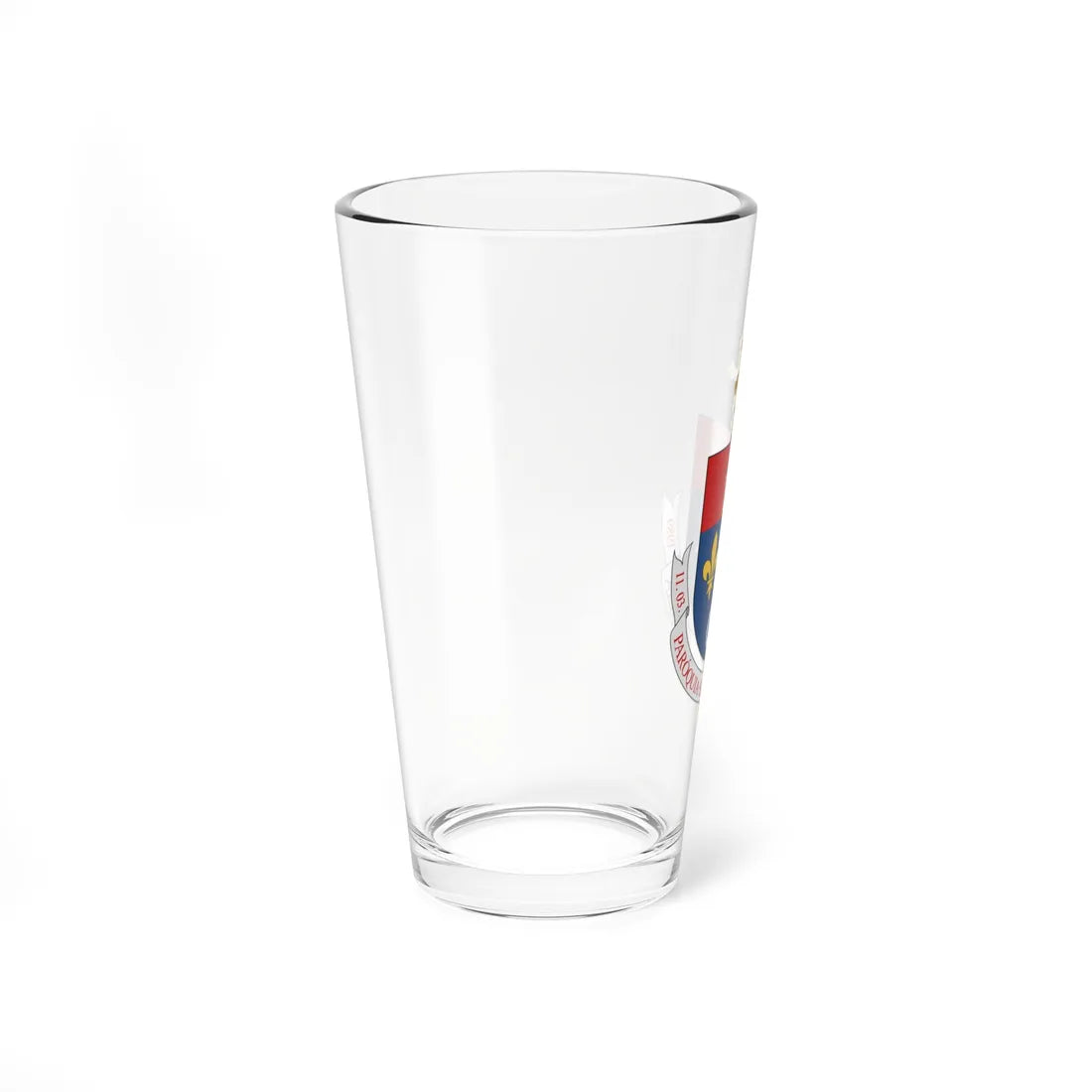 Sugestão de Brasão para a Paróquia Sagrada Família com Escudo Português (Brazil) (Coat of Arms) Pint Glass 16oz - Go Mug Yourself