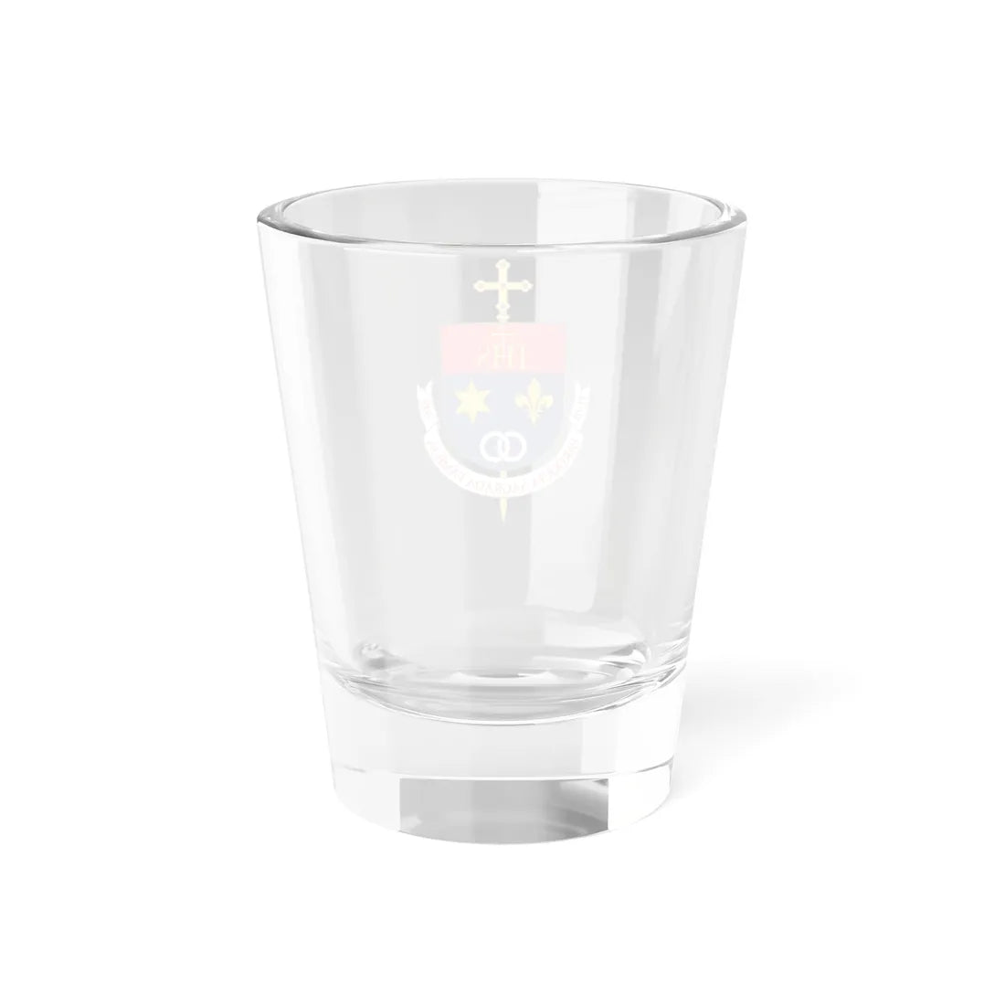 Sugestão de Brasão para a Paróquia Sagrada Família com Escudo Português (Brazil) (Coat of Arms) Shot Glass 1.5oz - Go Mug Yourself