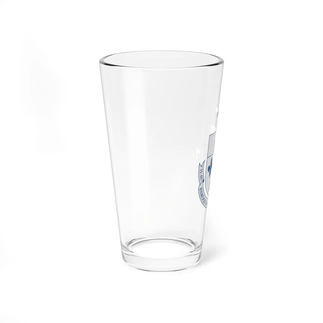 Sugestão de Brasão para a Paróquia Sagrada Família em Versão Monocromática (Brazil) (Coat of Arms) Pint Glass 16oz - Go Mug Yourself