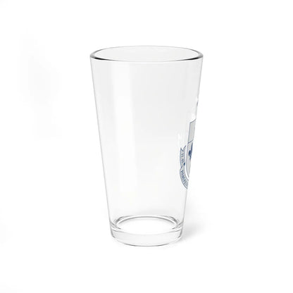 Sugestão de Brasão para a Paróquia Sagrada Família em Versão Monocromática (Brazil) (Coat of Arms) Pint Glass 16oz - Go Mug Yourself