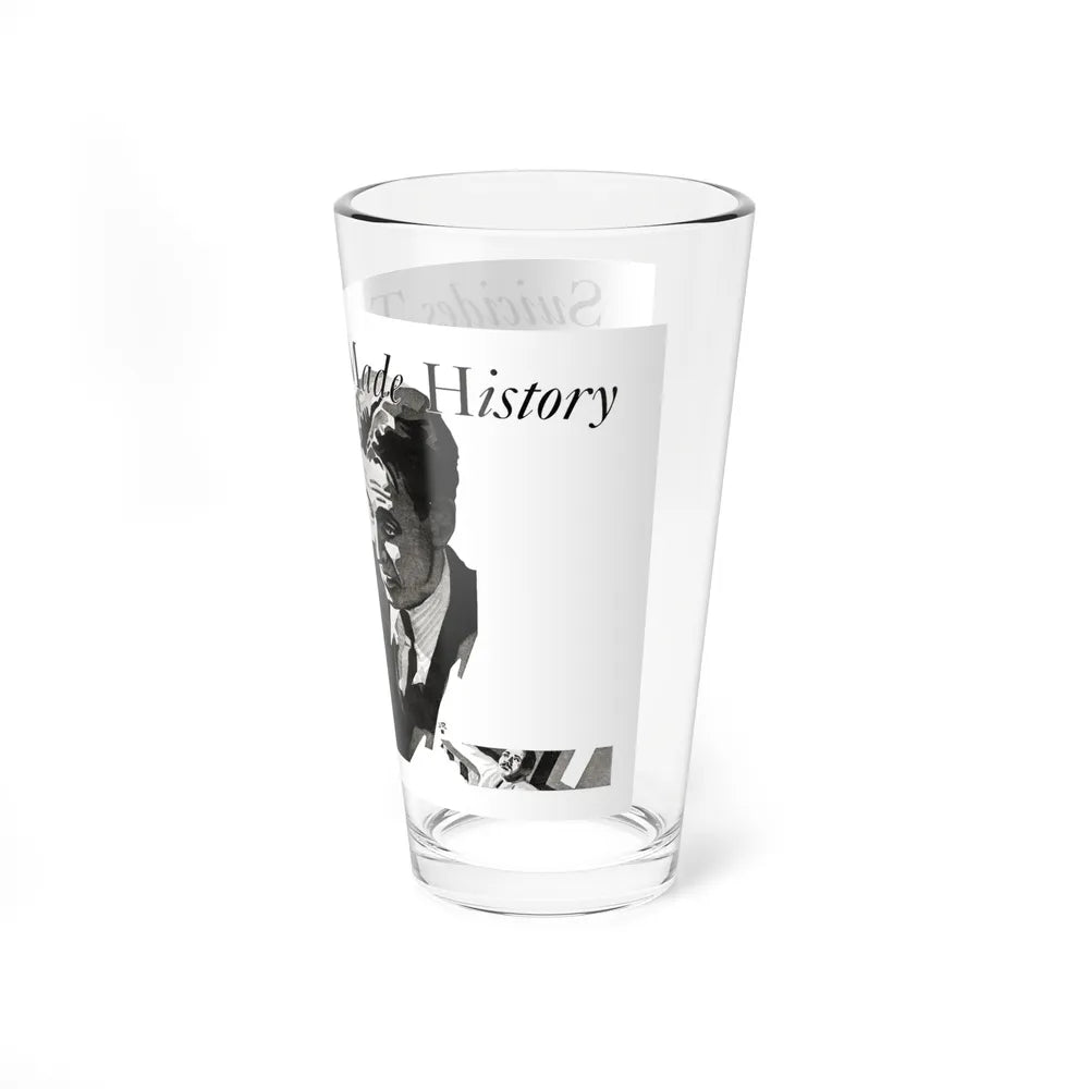 Suicides That Made History, Mystery magazine, June 1934 (Magazine Illustration) Pint Glass 16oz-Go Mug Yourself