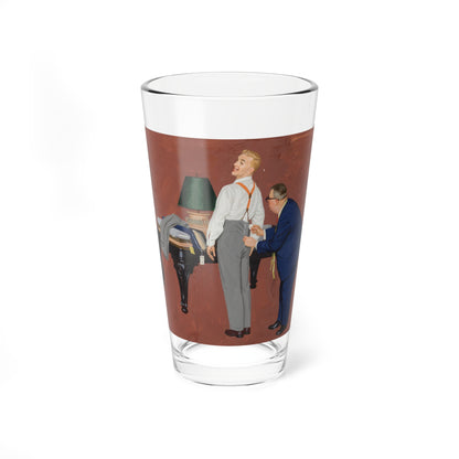 Suit Fitting, Post Cereal Advertisement, 1957 (Magazine Illustration) Pint Glass 16oz-16oz-Go Mug Yourself