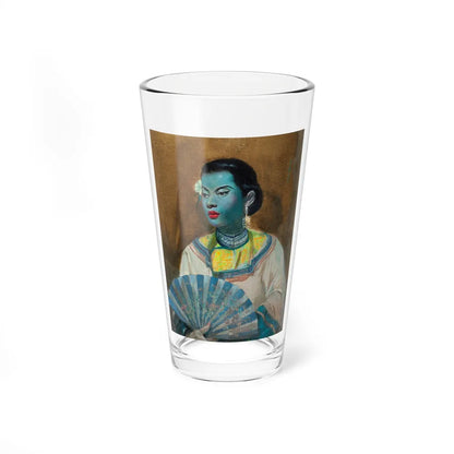 Suite of Four Portraits (2) (Magazine Illustration) Pint Glass 16oz-16oz-Go Mug Yourself