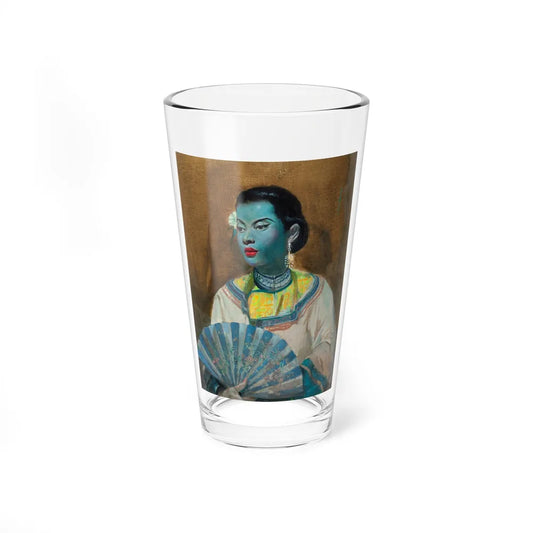 Suite of Four Portraits (2) (Magazine Illustration) Pint Glass 16oz-16oz-Go Mug Yourself