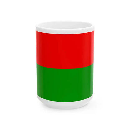 Suket flag (India) White Coffee Mug 15oz - Go Mug Yourself