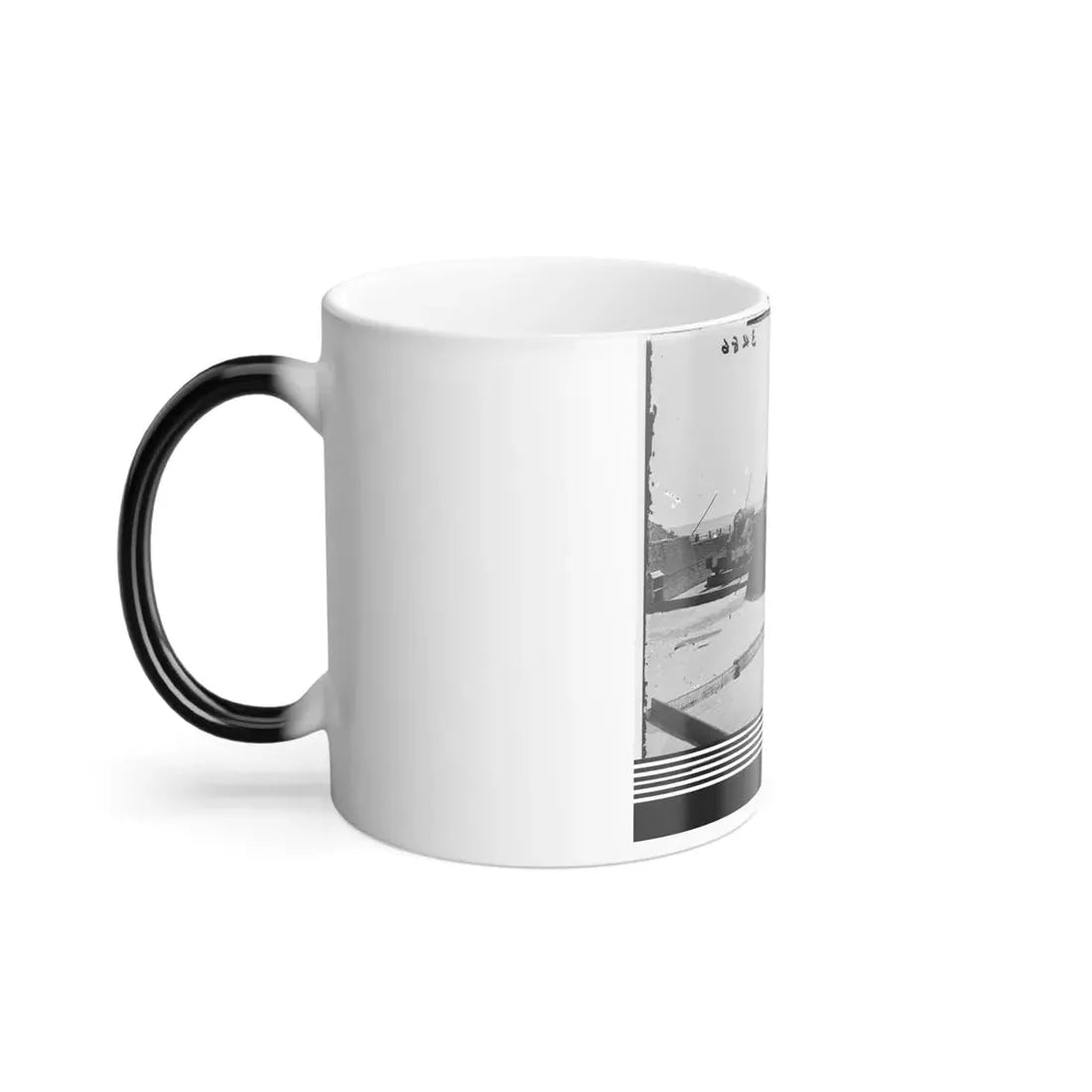 Sullivan's Island, S.C. Guns at Northeast Angle of Fort Marshall (U.S. Civil War) Color Changing Coffee Mug 11oz - Go Mug Yourself