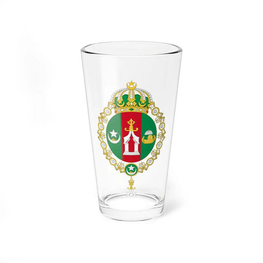 Sultanate of Sulu Coat of Arms Lesser (Philippines) (Coat of Arms) Pint Glass 16oz 16oz - Go Mug Yourself