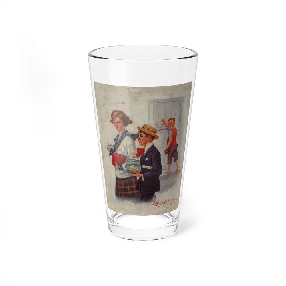 Summer Break (1), 1920 (Magazine Illustration) Pint Glass 16oz-16oz-Go Mug Yourself